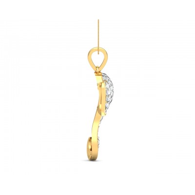 Ganesh Divine depiction pendant in gold
